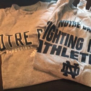 XL Norte dame t shirts